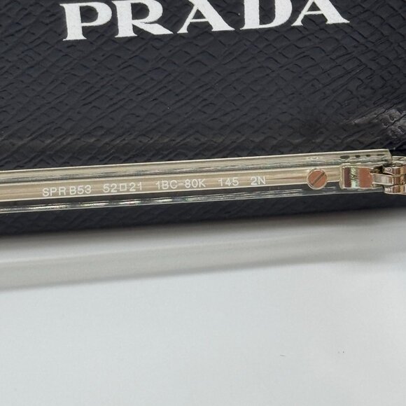NEW PRADA PRB53S 1BC80K SUNGLASSES PRADA SPR B53 1BC80K EYEWEAR PRADA PRB53S - Picture 10 of 12
